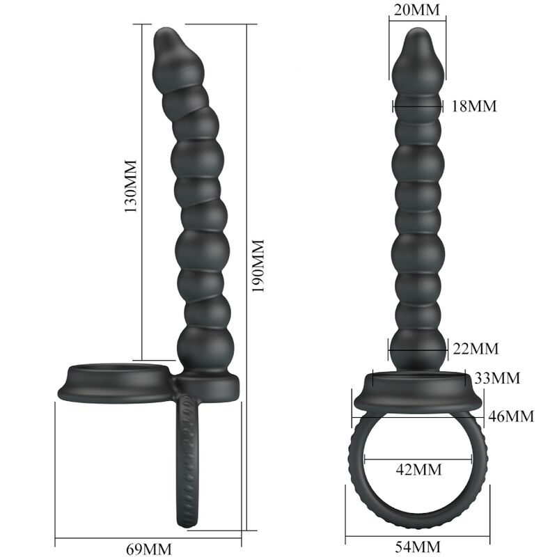 Dillion Double Penetration Cock Ring