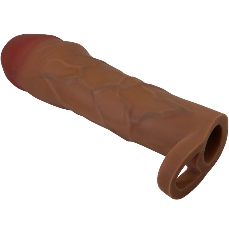 Hani 5cm Extension Penis Sleeve - Mulatto