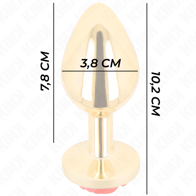 Rose Gold Anal Plug - Large Size