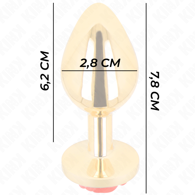 Rose Gold Anal Plug - Small Size