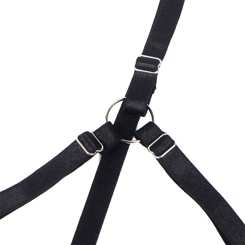 Elegant Black Bow Adjustable Bra Set L/XL