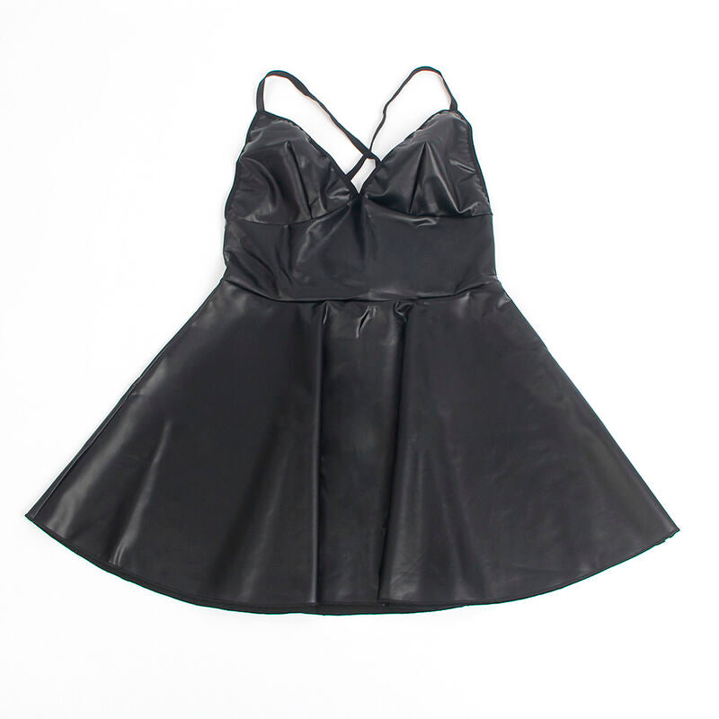 Leather Strapped Dress L/XL