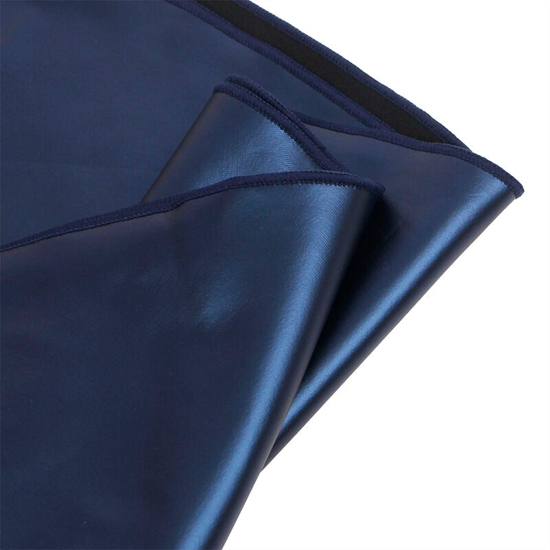 Elegant Dress with Blue Leather Straps L/XL