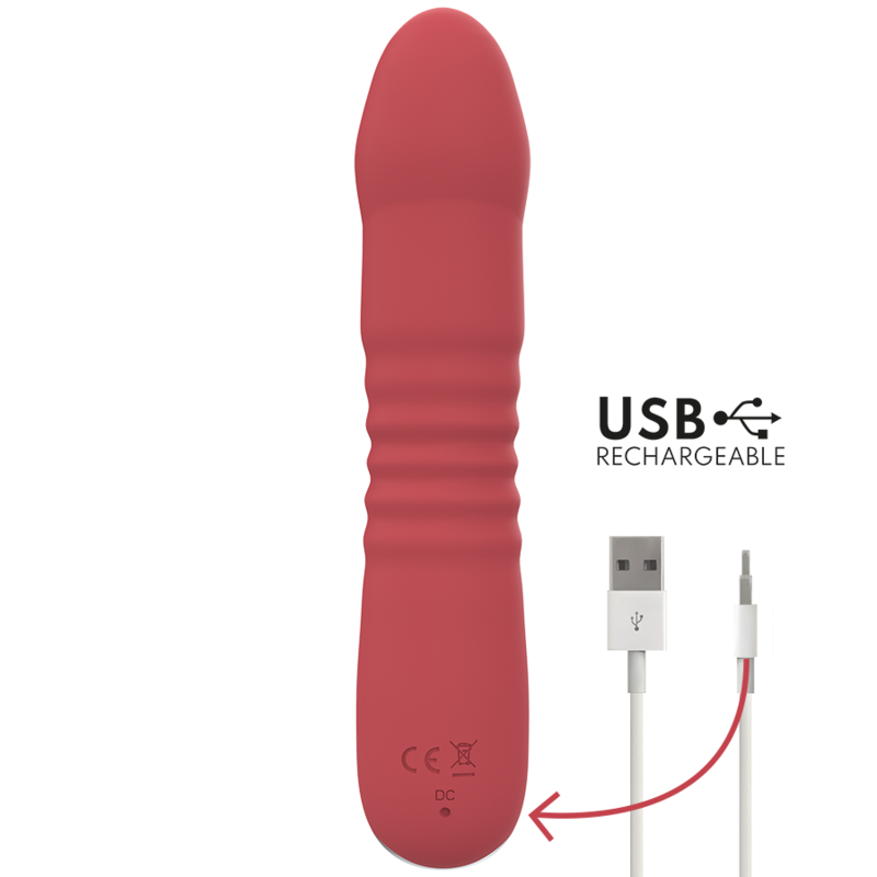 Juni Up & Down 10 Rojo Juguete Sexual Vibrador