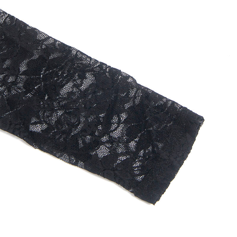 Long Sleeve Black Lace Dress S/M