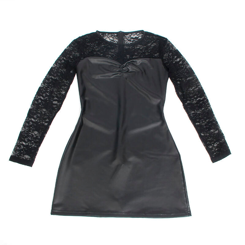 Long Sleeve Black Lace Dress S/M