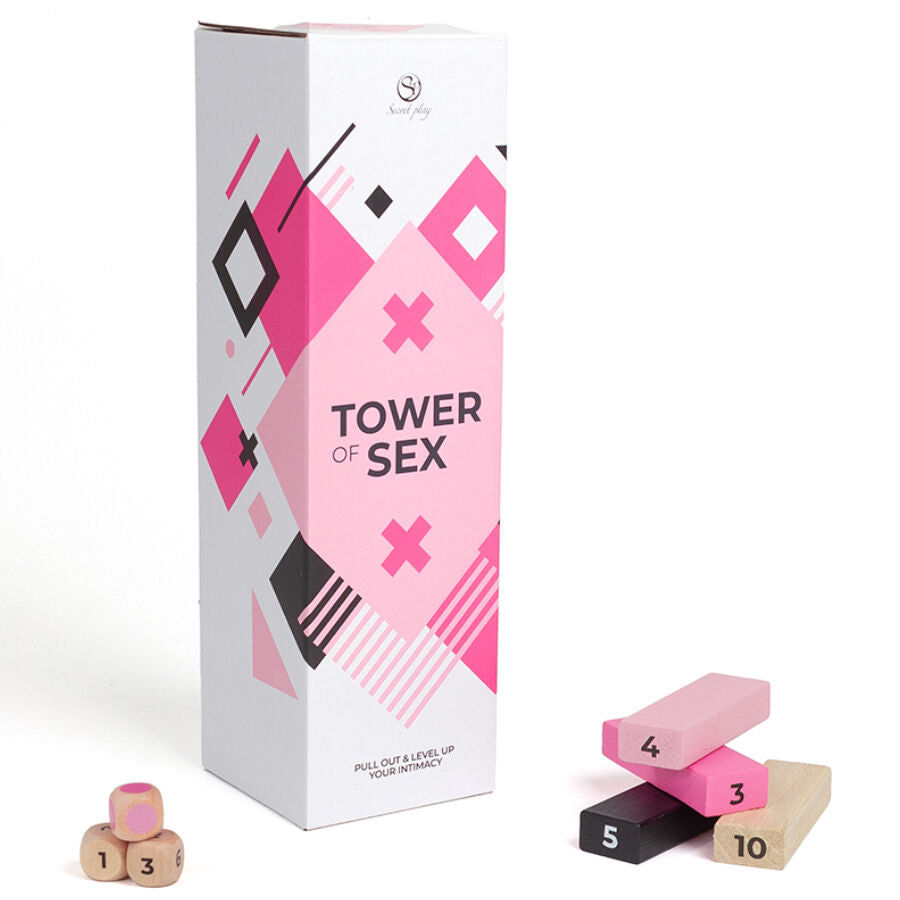Tower Of Sex Wooden Adult Party Game