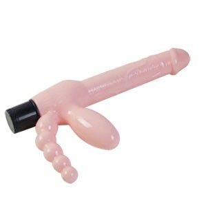 Vibrating Ropeless Harness with Anal Stimulator