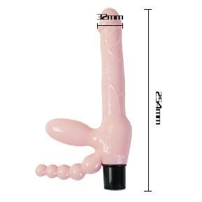 Vibrating Ropeless Harness with Anal Stimulator