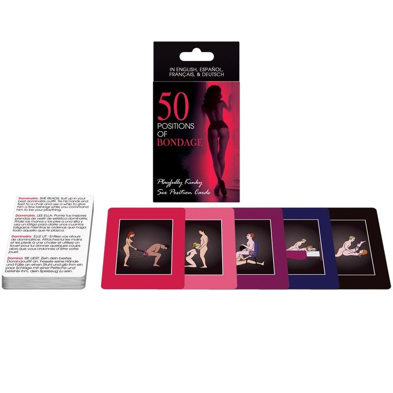Baralho de 50 Posições de Bondage