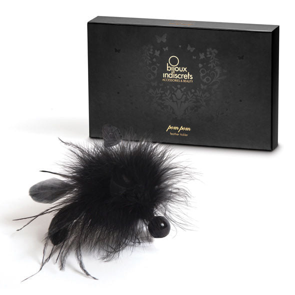 Plumeiro de Pompons com Penas para Lingerie