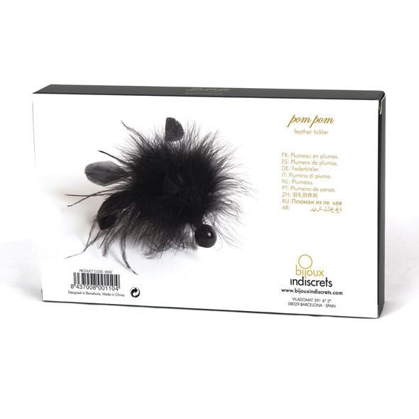 Plumeiro de Pompons com Penas para Lingerie