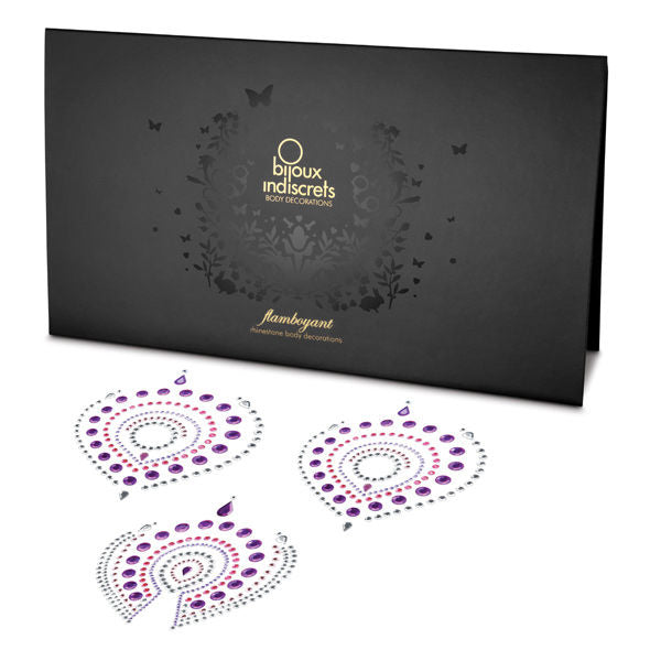 Conjunto de Lencería Extravagante Lila y Rosa