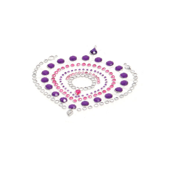 Conjunto de Lencería Extravagante Lila y Rosa