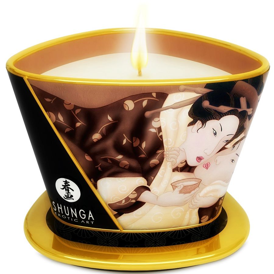 Mini Caress Chocolate Massage Candle