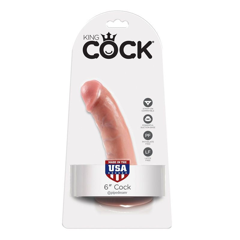 Pénis Realista em Silicone - 15,2 cm