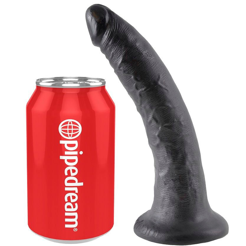 7 Inch Black Dildo - 17.8 cm