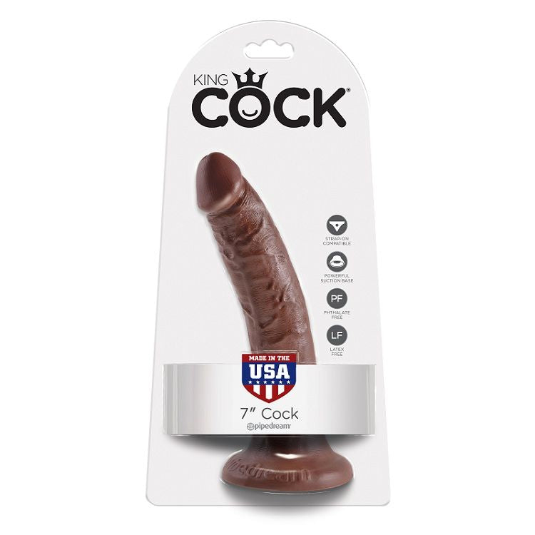 Chocolate Dildo - 17.8 cm Realistic Pleasure