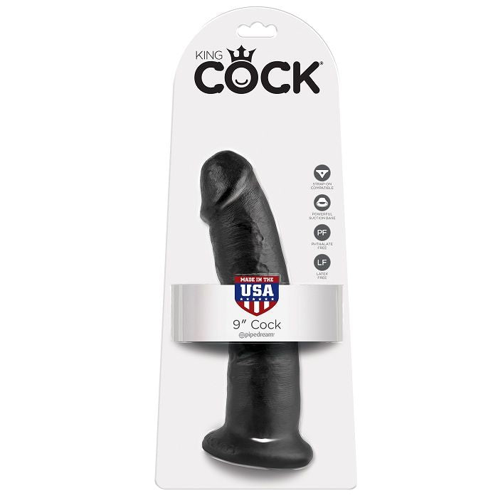 9" Black Dildo (22.9 cm)
