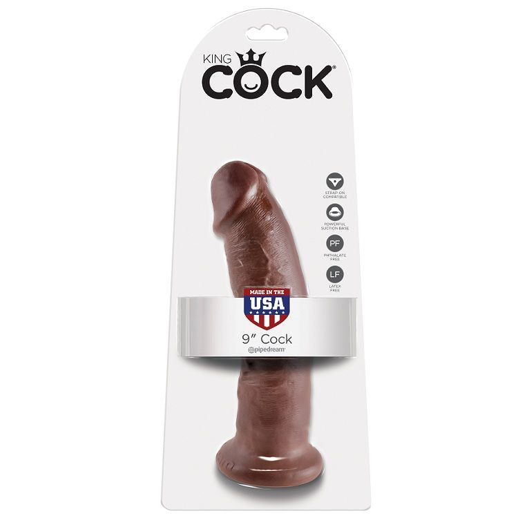 9 Inch Brown Dildo - 22.9 cm