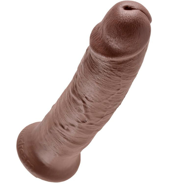 Brown Realistic Dildo - 25.4cm (10")