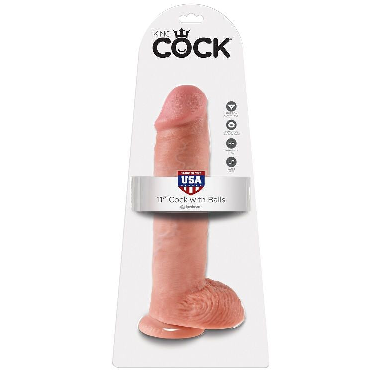 Dildo Realista de 28cm com Testículos