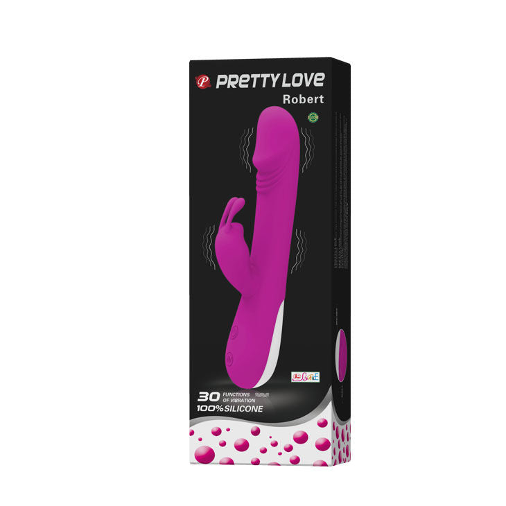Robert Vibrator With Clitoral Stimulator