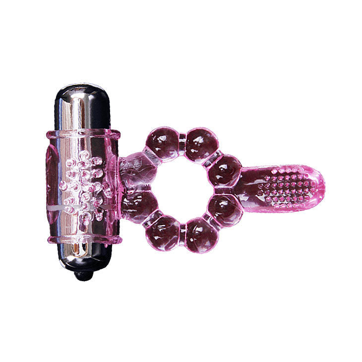 Anel de Língua Vibratório de Silicone - 10 Ritmos