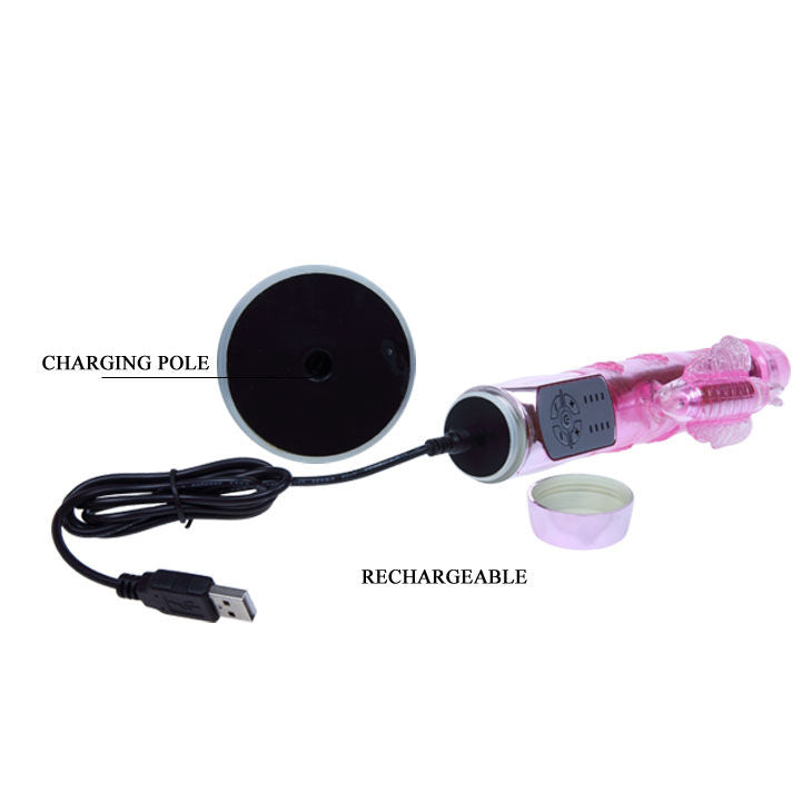 Rabbit Throbbing Butterfly Vibrator