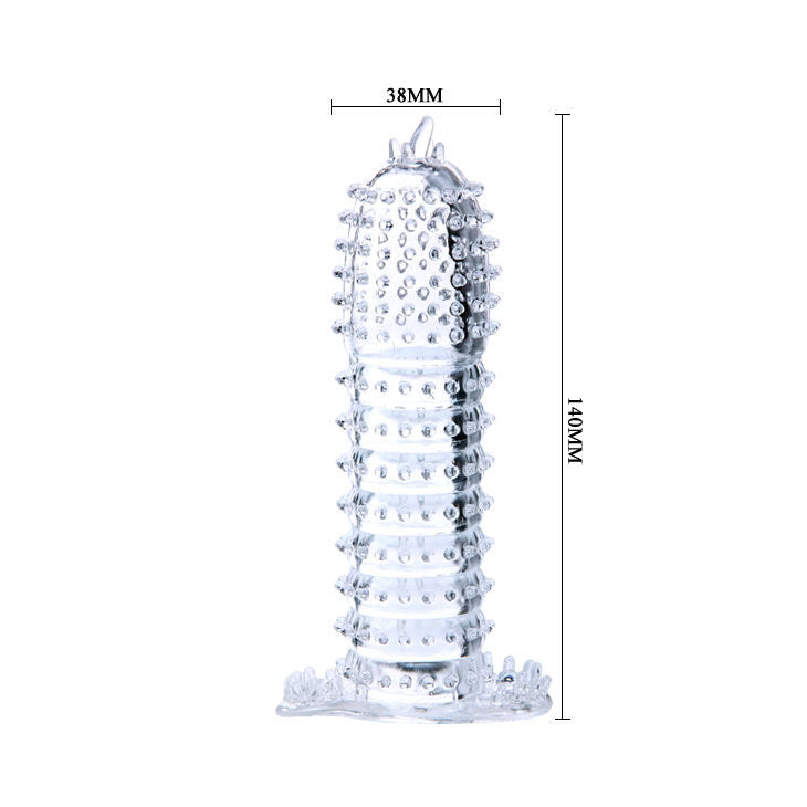 Textured Penis Sheath with Stimulating Points