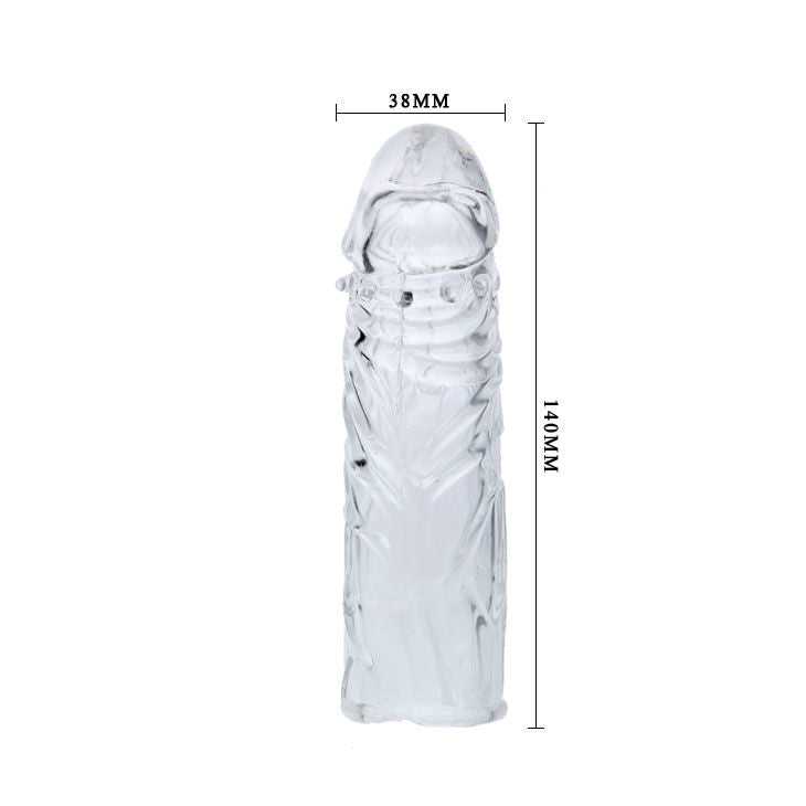 Lilac 13cm Adaptable Silicone Penis Cover