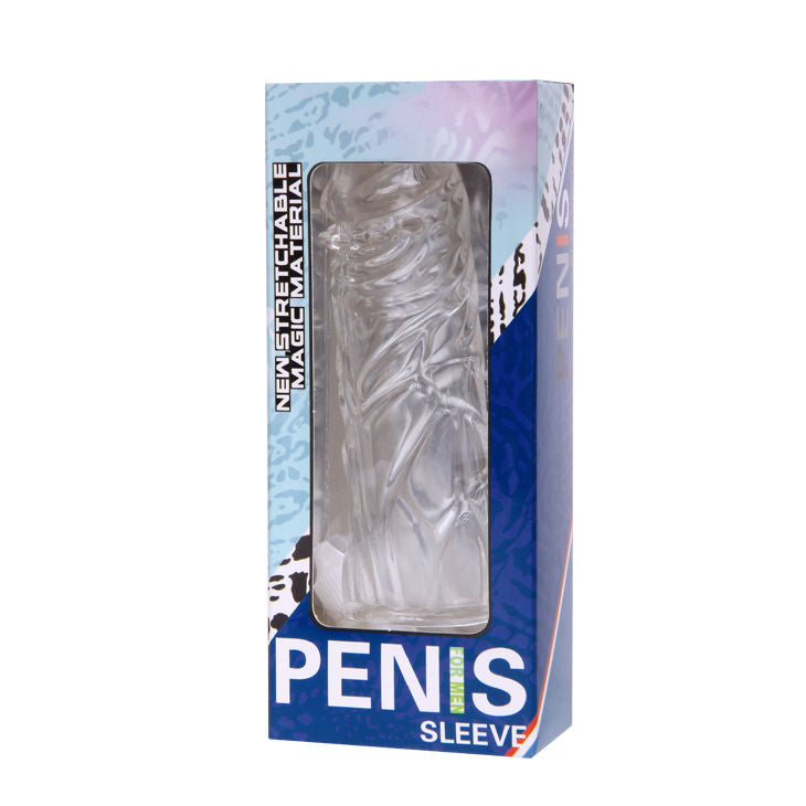 Lilac 13cm Adaptable Silicone Penis Cover