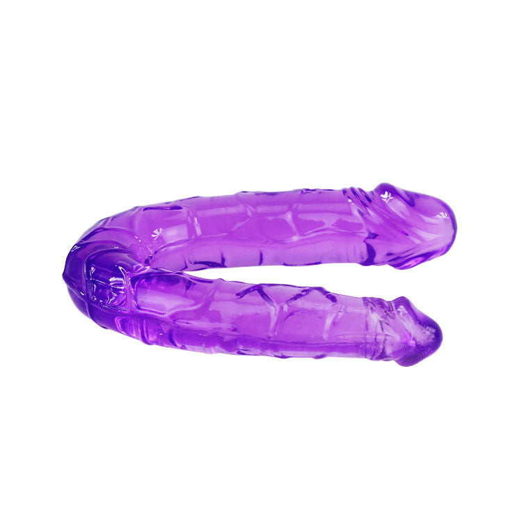 Flexible Jelly Double Dildo - Lilac