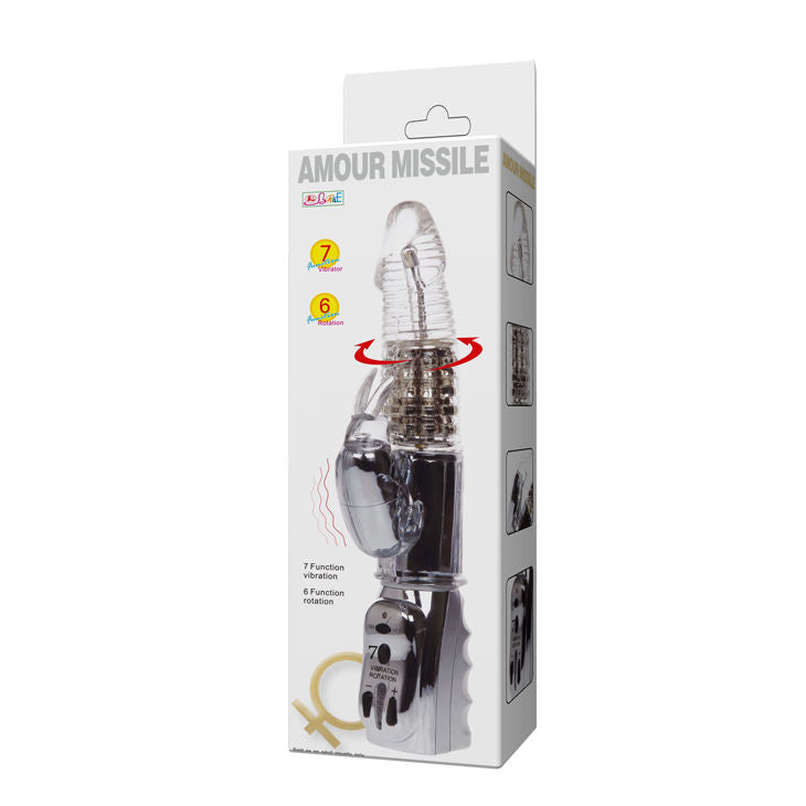 Amour Missile Transparent Rotator Dildo