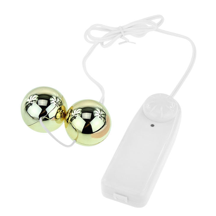 Golden Chinese Balls Pleasure Vibrator