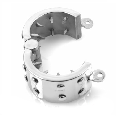 Metal Anti-Erection Chastity Ring