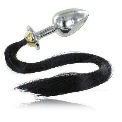 Plug Anal de Acero con Cola de Gato 8.89cm