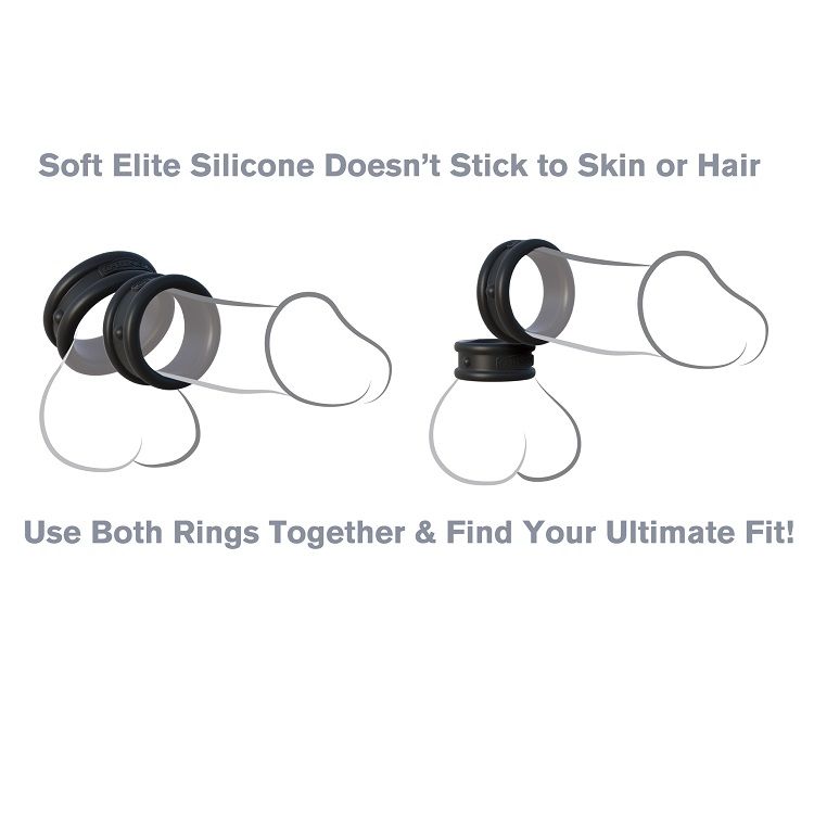 Max/Width Silicone Pleasure Rings