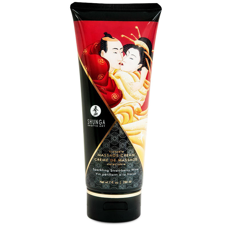 Strawberry & Cava Massage Cream 200ml