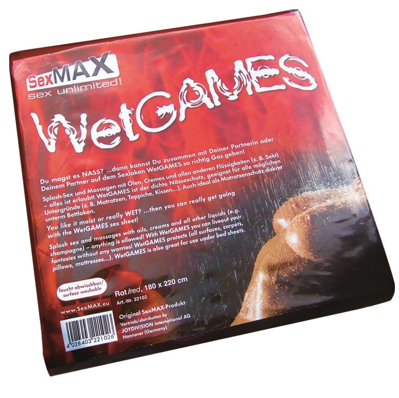 Wetgames Red Sex Sheet