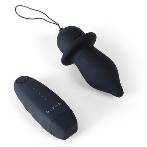 Bfilled Classic Vibrating Butt Plug - Black