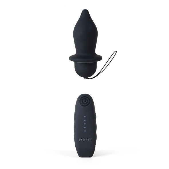 Bfilled Classic Vibrating Butt Plug - Black