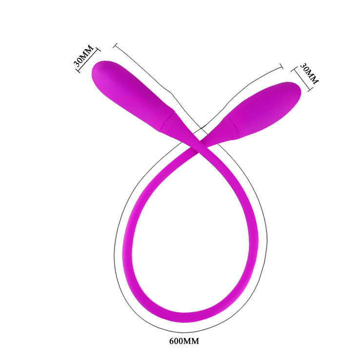 Smart Snaky 7V Vibrator with 3 Ticklers