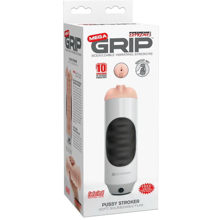 Mega Grip Vagina Masturbator Vibrator
