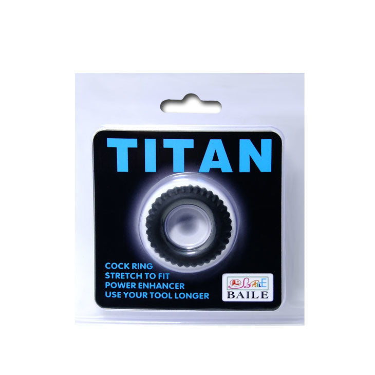 Titan Black Cockring (1.9cm)