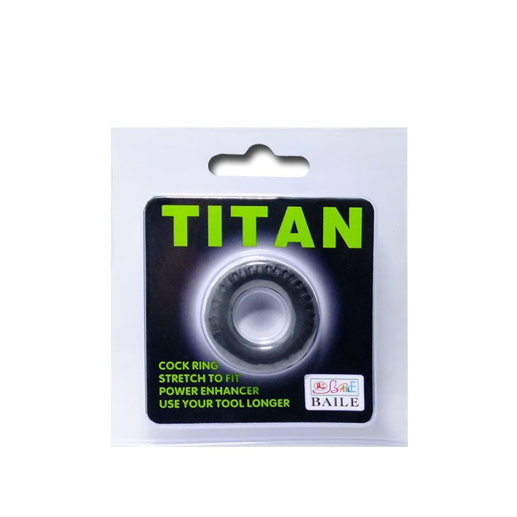 Titan Black Green 2cm Cockring