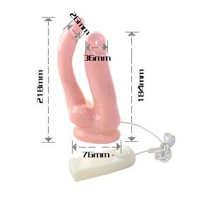 Realistic Double Penetration Dildo