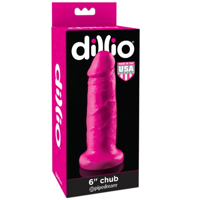 Chub 15.2 Cm Silicone Dildo - Pink