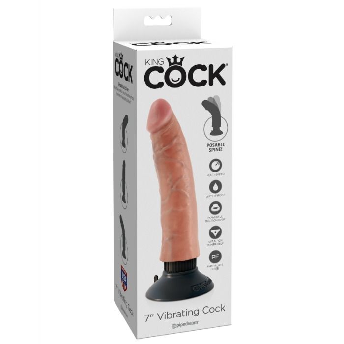 7-Inch Vibrating Realistic Cock