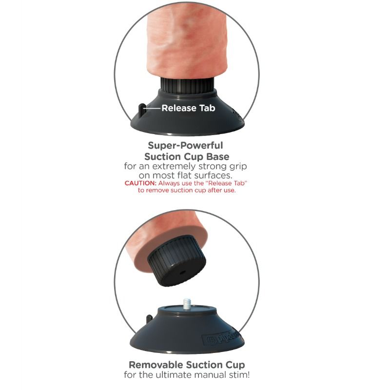 23 Cm Flesh-Like Vibrating Dildo